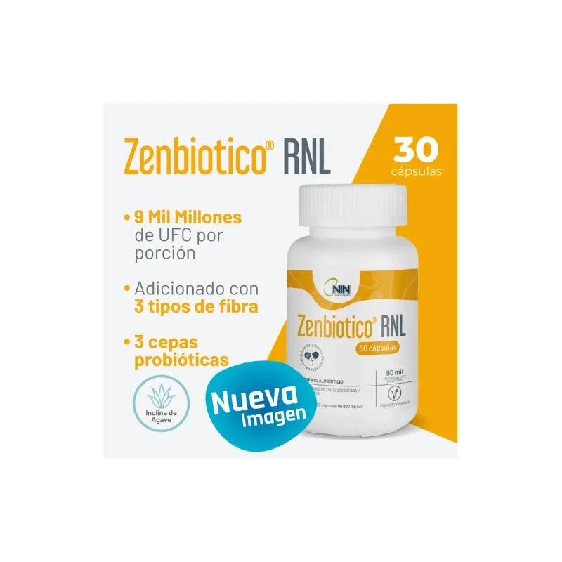 Zenbiotico Rnl Capsulas Nin Simbin Sabor