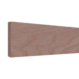 0.75 in. D x 3.5 in. W x 48 in. L Unfinished Natural Red Oak Wood Board