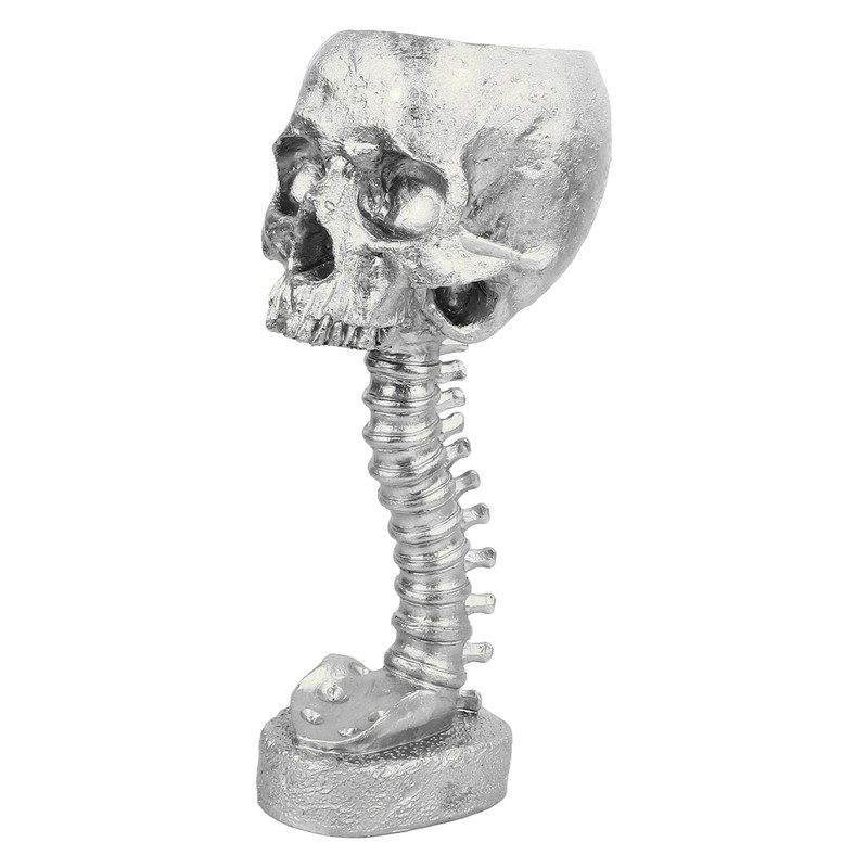 Skull Planter Spine Stand Set Innovative Exquisite Decorative Hand Painted