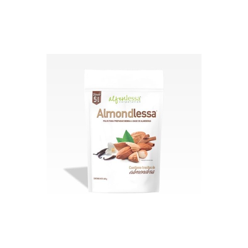 Almondlessa, Bebida de Almendras en Polvo, con Inulina de Agave,