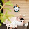HOBYLUBY Indoor Outdoor Thermometer，Large Wall-Mounted Thermometer with Humidity, Easy to