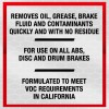 Super Tech Brake Parts Cleaner, Non-Chlorinate