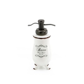 Kiamami Valentina - Ceramic Soap Dispenser in Shabby Chic Design | Amelia