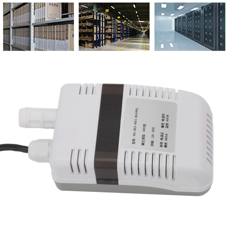 10‑30V Wall Mounted Multi Element Transmitter 485 Mode Temperature Humidity