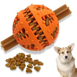 Interactive Dog Toys for Boredom Puzzle Toys Puppy Teething Toyss for Small Large Dogs Dog Chew Toys (Small, ORANGE)