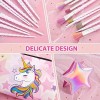 WERNNSAI Juego De Brochas De Maquillaje De Unicornio, 12 Brochas