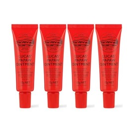 Lucas Pawpaw Ointment 4 x 15g Pawpaw Balm for Lips & Dry Skin - Unique All Skin Types, All Gender- Any Season Gift Pack | Imported Directly From Australia