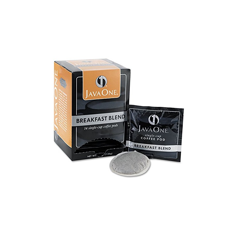 Java Trading Co. 30220 Coffee Pods, Breakfast Blend, Single Cup,
