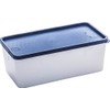 Westmark" Trio Deep Freezing Container Set, Polyethylene Transparent/Blue, 11.3 x