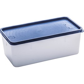 Westmark" Trio Deep Freezing Container Set, Polyethylene Transparent/Blue, 11.3 x 11.3 x 8.4 cm