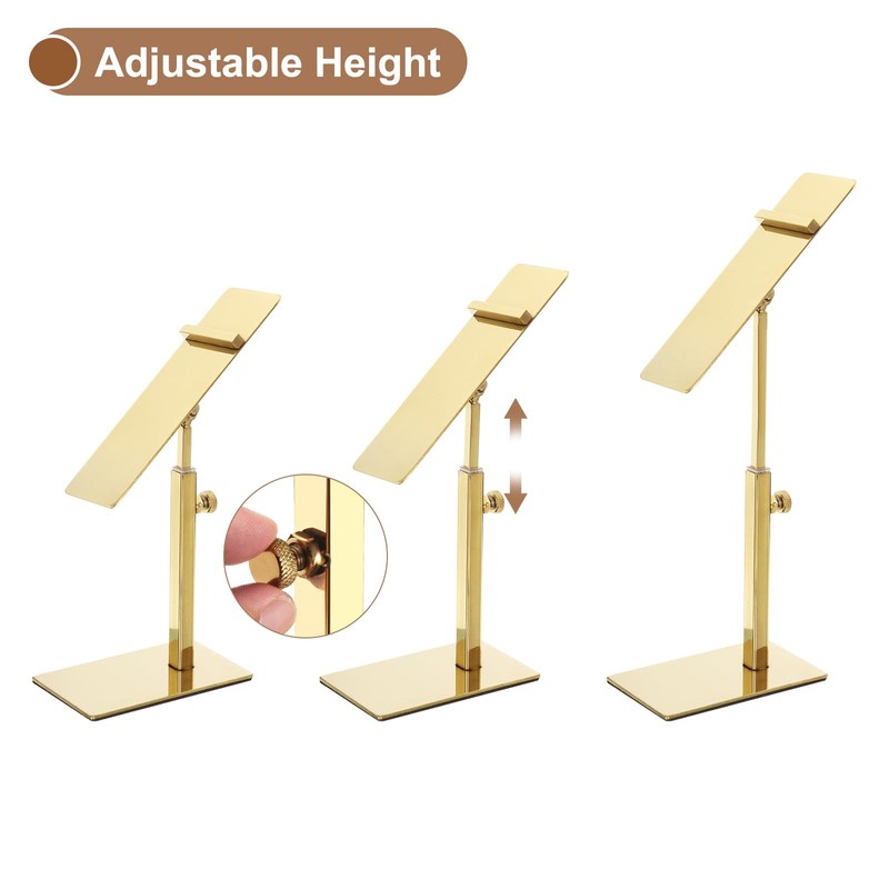 sourcing map Shoe Display Stand 2 Pack Adjustable Height Shoe