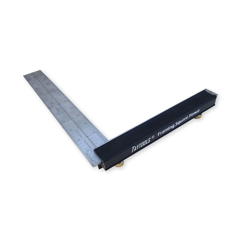 Taytools 776049 Removable Carpenter Framing Square Fence Anodized Aluminum 7-7/8