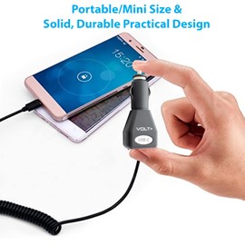 Fast 20Watt (2Pack) Quick Car Charger Compatible with LG Wing/Xpression Plus 3/Fortune3/Phoenix5 Plus Full Heavy Duty 3Amp Original - Vehicle Verified, UL, Verified!