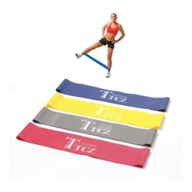 KH Set 4 Bandas Ligas De Resistencia Para Ejercicio Yoga Gym