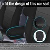 EDIETH Premium Knitted Front 60/40 Split Seat Covers for Toyota