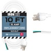 Iron Forge Cable 12 Gauge Power Cord Replacement - 10ft,15