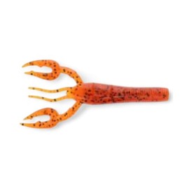 Craw Fat 3.75 Inch Crawdad Jig Trailers 9003 Fire Craw Fishing Lures Bass Jigging Bait Jig Lure Weedless Soft Plastic Swimbait Accessories Freshwater