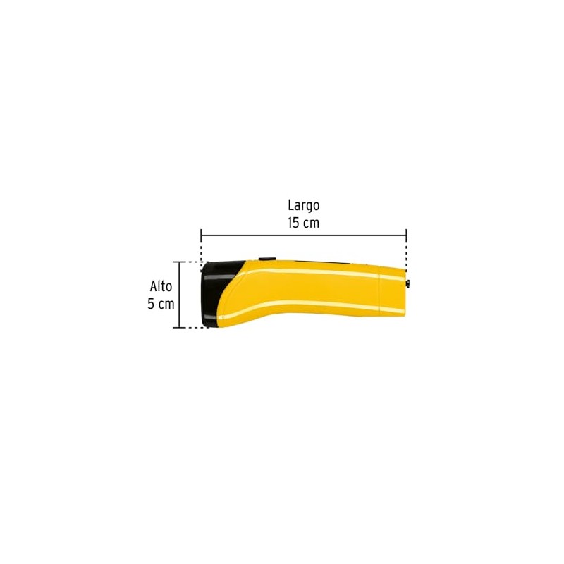 LED rechargeable flashlight, 10 lumens, Pretul
