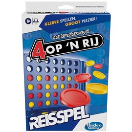 Power 4 Travel Edition, Portable Game for 2 Players, Travel Game, Ages 6+ (Dutch Version)