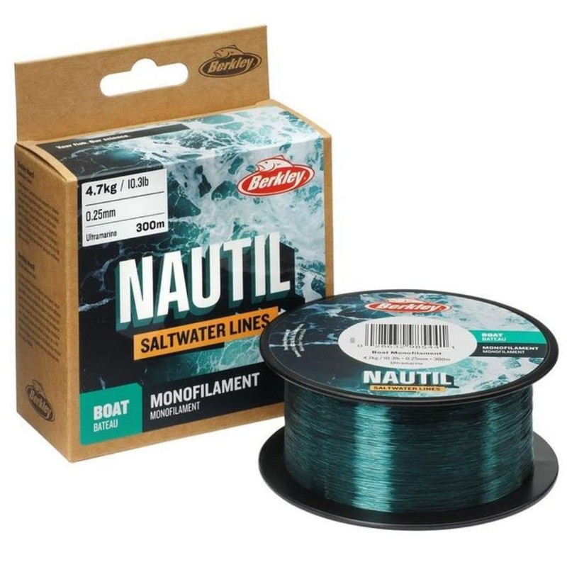 Berkley Nautil Boat Monofilament Fishing Line (UltraMarine, UltraMarine - 0.30mm-6.5kg-300m)