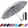 YumSur Travel folding umbrella compact waterproof Umbrella Auto Open Close,lightweight