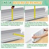 Gandeer 2 Ft Baseboard Heater Cover with Left and Right