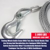 JEXTRA Galvanized Steel Winch Cable, 1/4” x 50ft Wire Rope