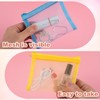 BEIQIYA 5pcs Mini Mesh Makeup Bags, Small Zipper Mesh Makeup