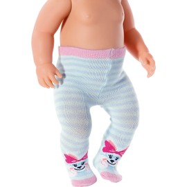 BABY born Zapf Creation Tights 2 x 43 cm, Pack of 2 Doll Tights for 43 cm Dolls, 831748
