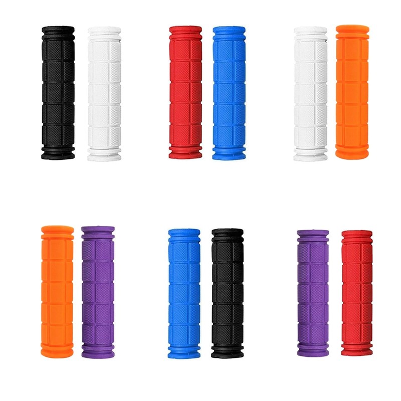 SELECOCO Bicycle Handle Grip for 0.9 inch (22.2 mm) Bi-Color