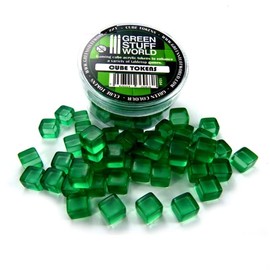 Green Stuff World Green Cube Tokens 1565