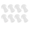 30pcs Hearing Amplifiers Eartips Soft Silicone White Accessories Replacement Earbud