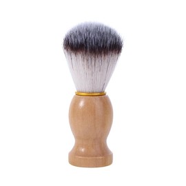 Shaving Brush for Wet Shave, Wooden Handle Soft Bristle Shaving Brush Gift for Bearded Man, Vinyl Record Cleaner Brush