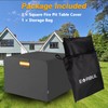EVRBUL 32"L x 32"W x 24"H Square Patio Gas Fire