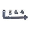 GORDEE P Trap Bathroom Sink Stopper Right-Angle Bottle Trap Complete