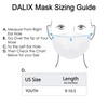 DALIX Youth Face Mask Washable Made in USA - White