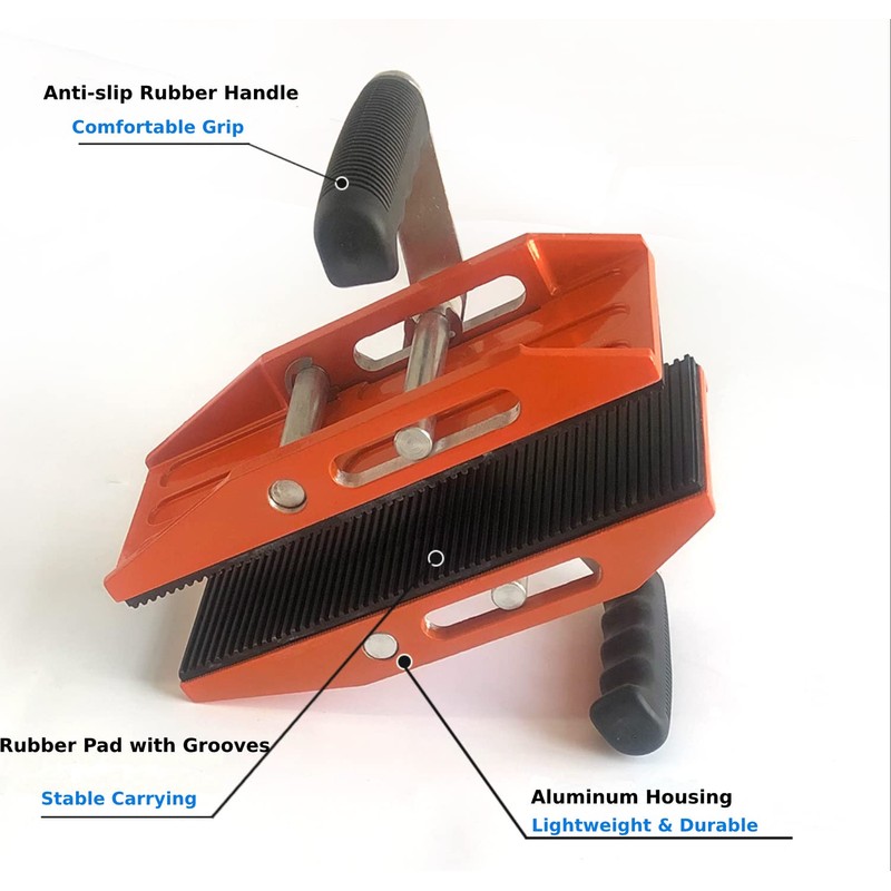 High Eagle 2 Pack Double Handed Stone Carrying Clamps Granite