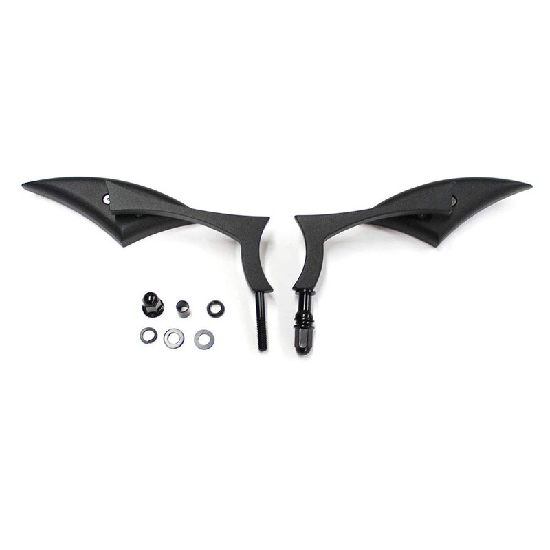 Chrome Big Blade Motorcycle Rearview Mirrors For Harley Davidson Cruiser