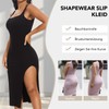 SHAPERIN Shapewear Slip Kleid Damen Bodycon Kleider mit Schlitz Bauchweg