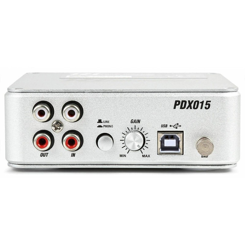 Power Dynamics PDX015 LP digitizing phono USB preamplifier