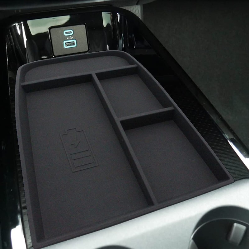 BestEvMod for Mustang Mach E Center Console Organizer with Phone
