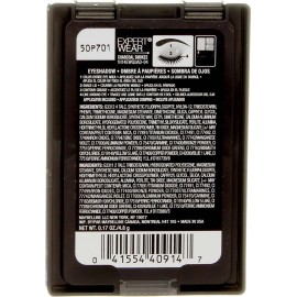 Maybelline Expert Wear Eyeshadow Quads, Charcoal Smokes 04Q, 0.17 oz