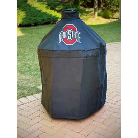 Holland Bar Stool Co. Ohio State Grill Cover para Big Green Egg, Kamado Grill Cover, Big Green Egg Accesorios, Collegiate Grill Covers, Ohio State Grill Accesorios, Kamado Cover Durable Grill Cover