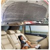 160"x40" Car Sound Deadener Aluminum Heat Shield Insulation Mat 6MM