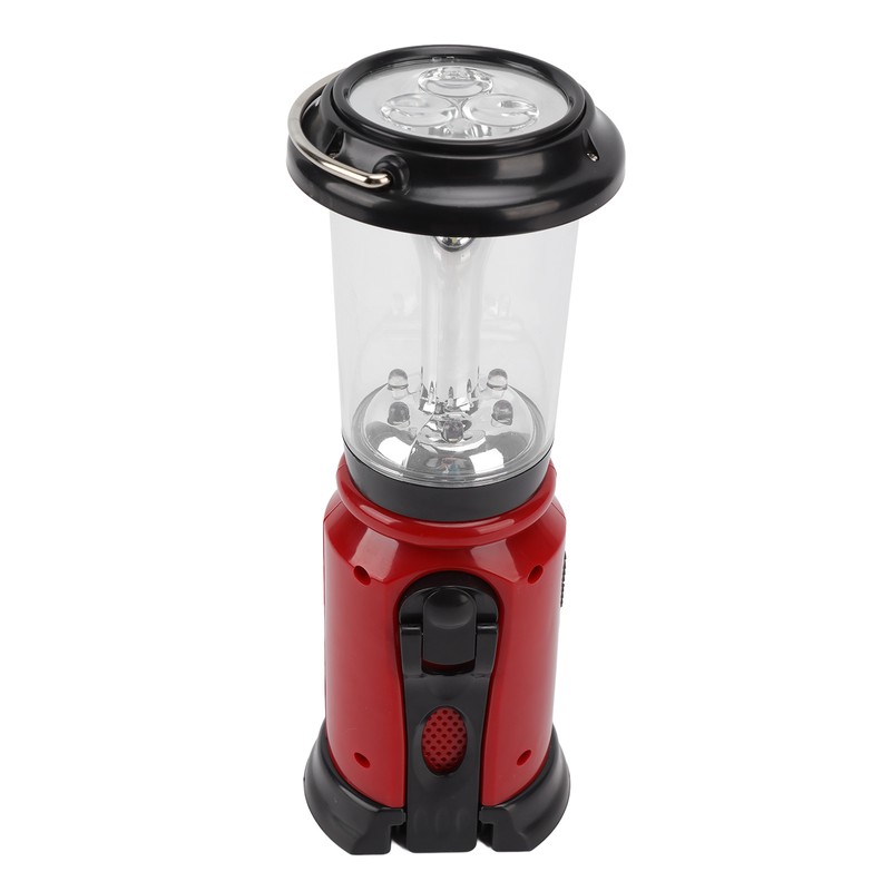 Radio Lantern Hand Crank USB Rechargeable Multi Functional AM FM