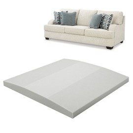 HAVARGO Couch Cushion Support High Density Foam 22"x22" Inch Sofa Couch Supports for Sagging Cushions Light Grey 1Pc
