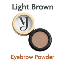 Marie-José Eyebrow Powder - Eyebrow Filler Powder - Effortless All-Day Brow Beauty - Compact Size 0.10oz for Purse or Travel Size - Made in USA (Light Brown/Taupe)