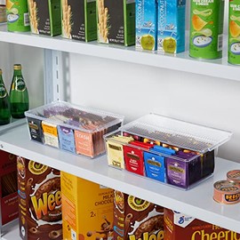 Lifewit 2 Paquetes Organizador de Te 8 Compartimentos Caja para T                                                                                     