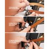 ROCKBROS Leather Quick Release Handle for Brompton Leather Buckle Lock