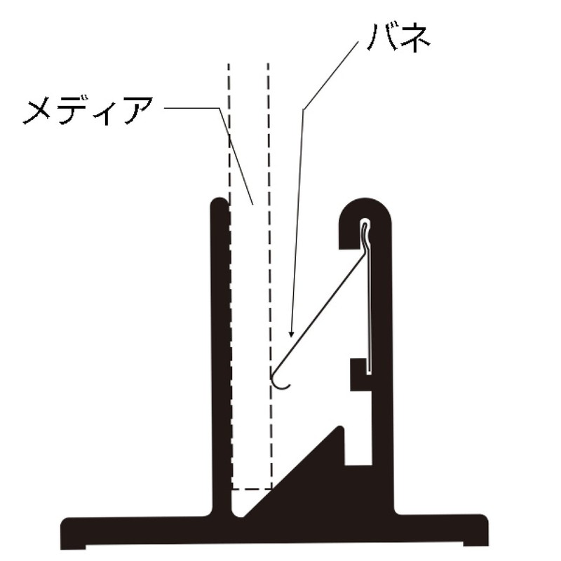 Sasagawa 32-8780 Store Supplies Pop-in Panel Compatible Thickness 0.1 -